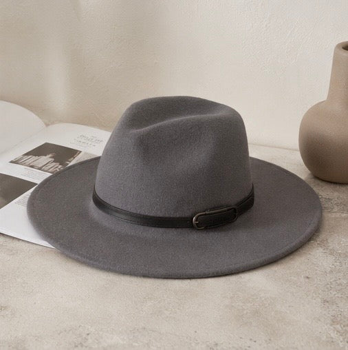 The Ashford Wool Panama Hat – Grey