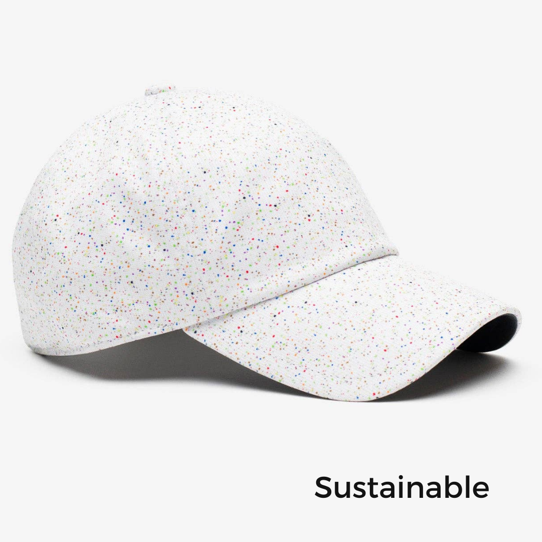 Rainbow Specks Hat | Recycled Fabric - Nubian Lane Hat Co.