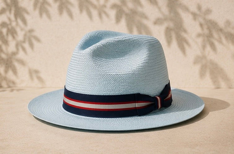 The Habana Panama Hat - Light Blue