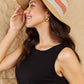Fame Protect Me Vivid Glow Straw Sun Hat - Nubian Lane Hat Co. 