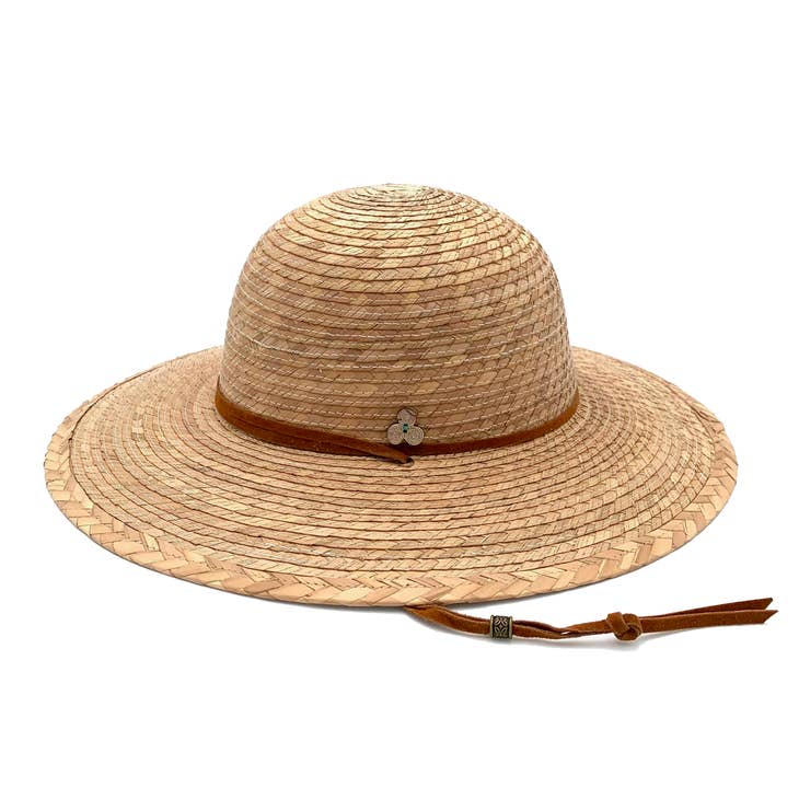Anya Sun Hat | Latte - Nubian Lane Hat Co.