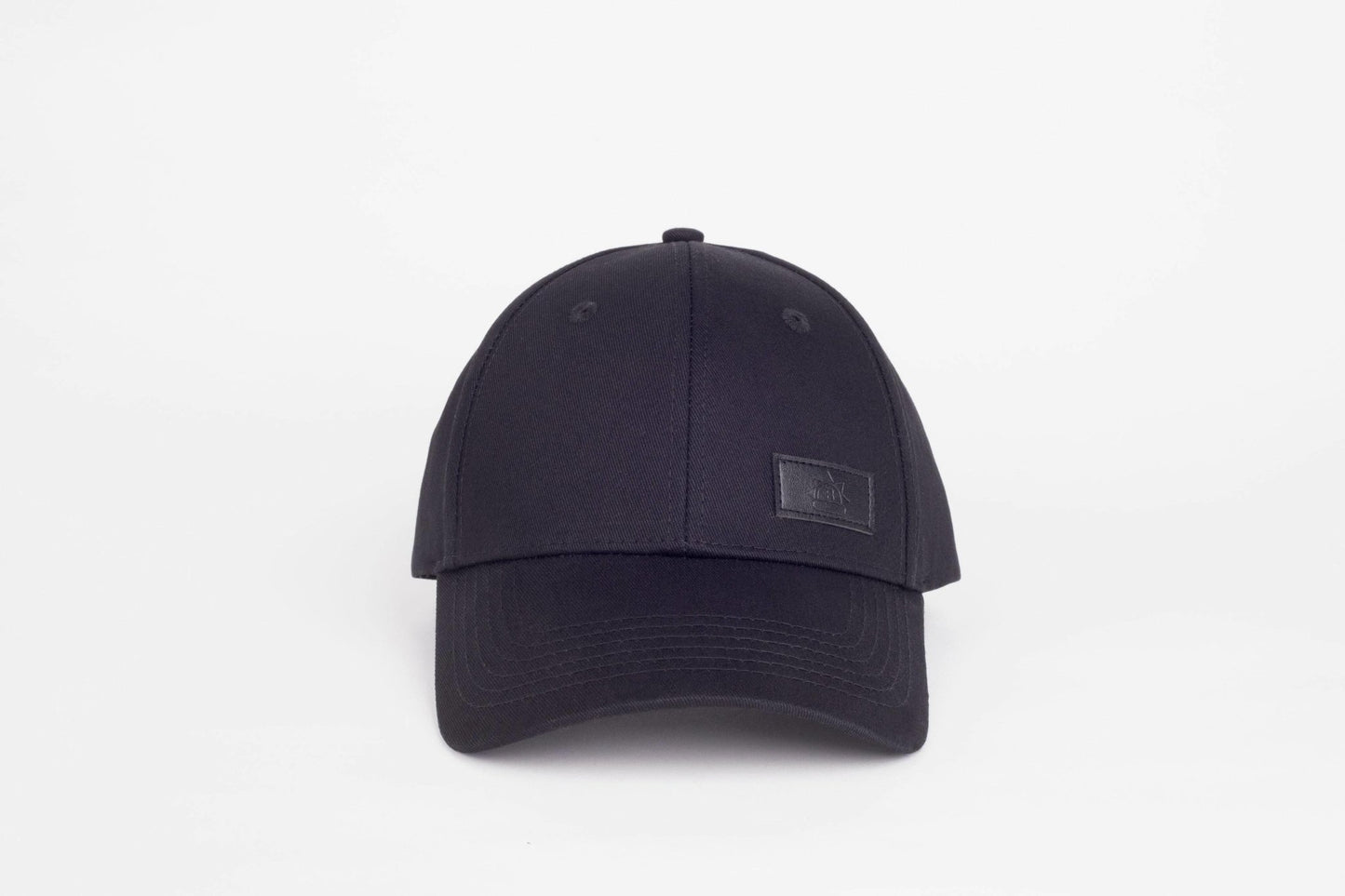 Black Satin Lined Baseball Cap - Nubian Lane Hat Co.