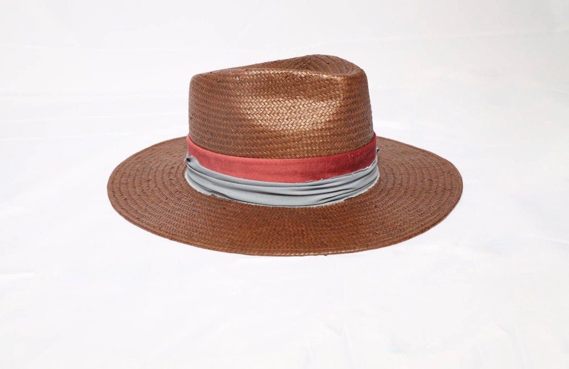 Chiquita Circle "Straw Unisex Brim" - Nubian Lane Hat Co.