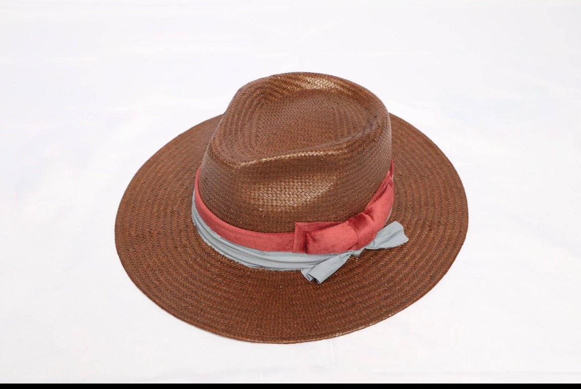 Chiquita Circle "Straw Unisex Brim" - Nubian Lane Hat Co.