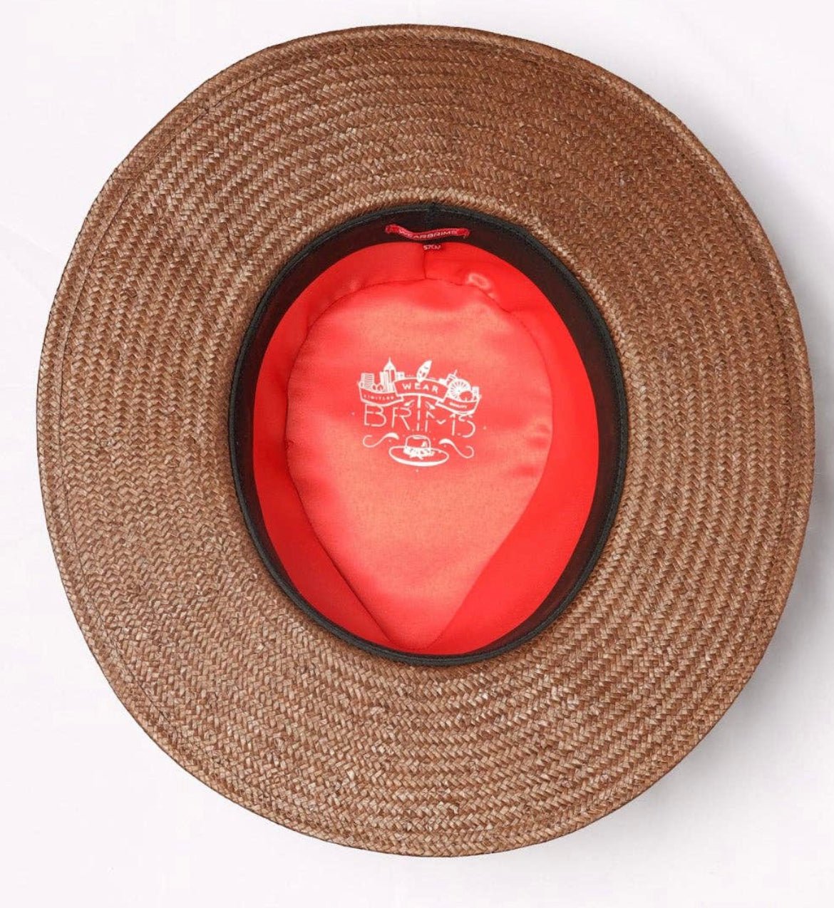 Chiquita Circle "Straw Unisex Brim" - Nubian Lane Hat Co.
