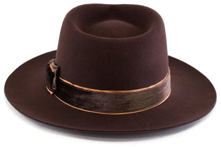 Chocolate Confidence Brim - Nubian Lane Hat Co.