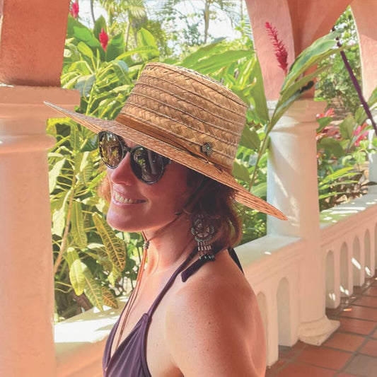 Cordoba Sun Hat | Natural - Nubian Lane Hat Co.