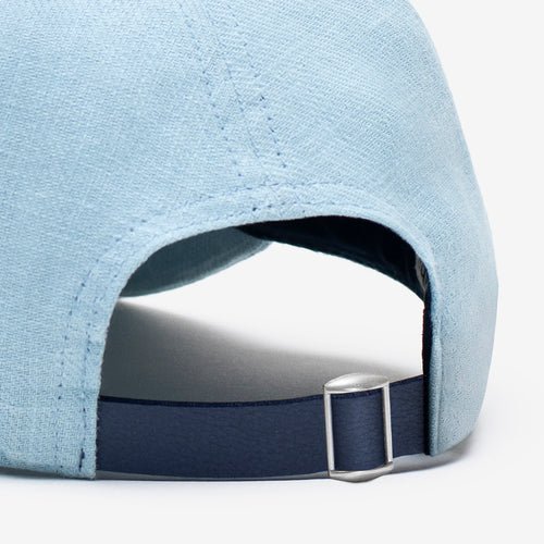 Everyday Soft Sky Blue | Ramie and Plant-Based Leather - Nubian Lane Hat Co.
