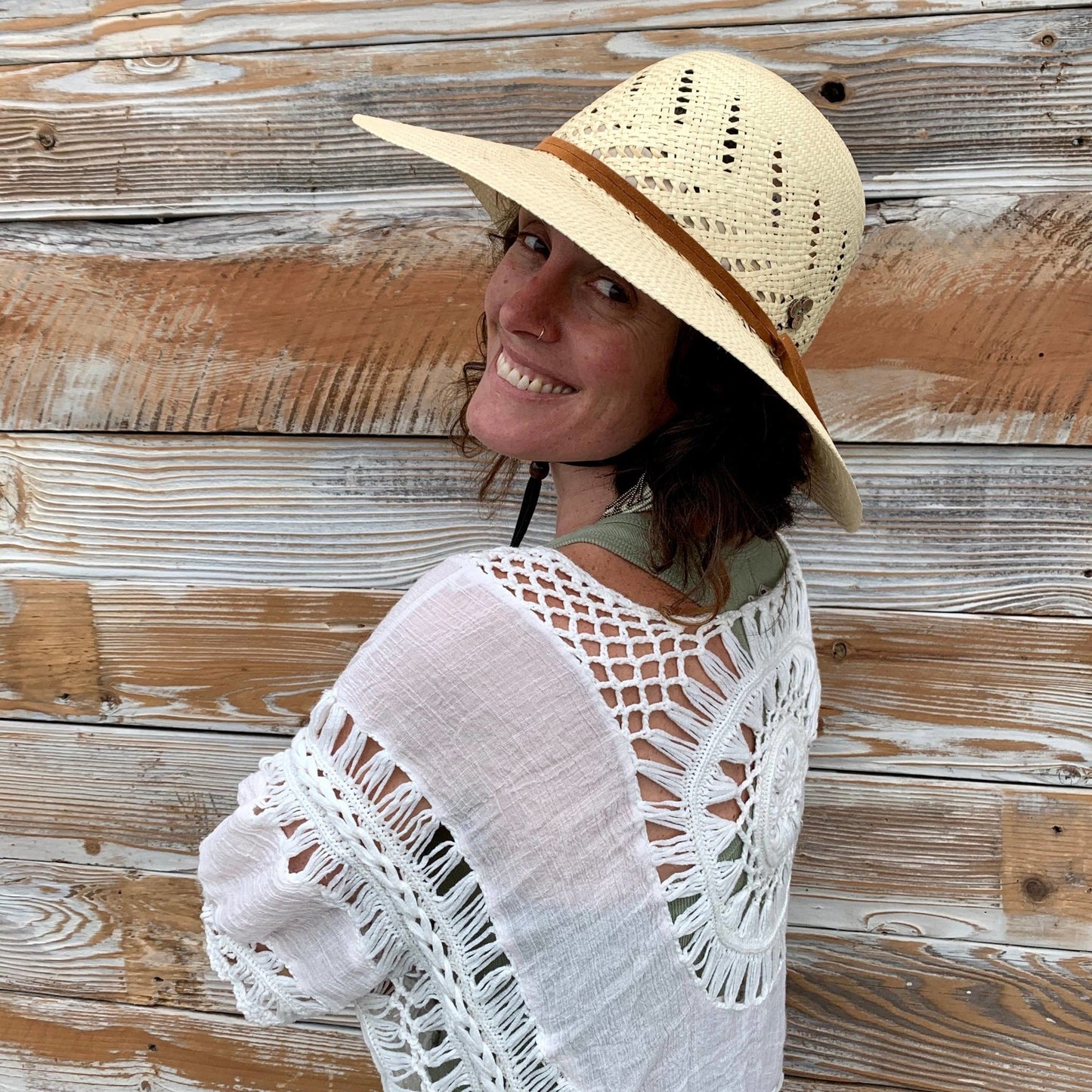 Hana | Palm Straw Sun Hat - Nubian Lane Hat Co.