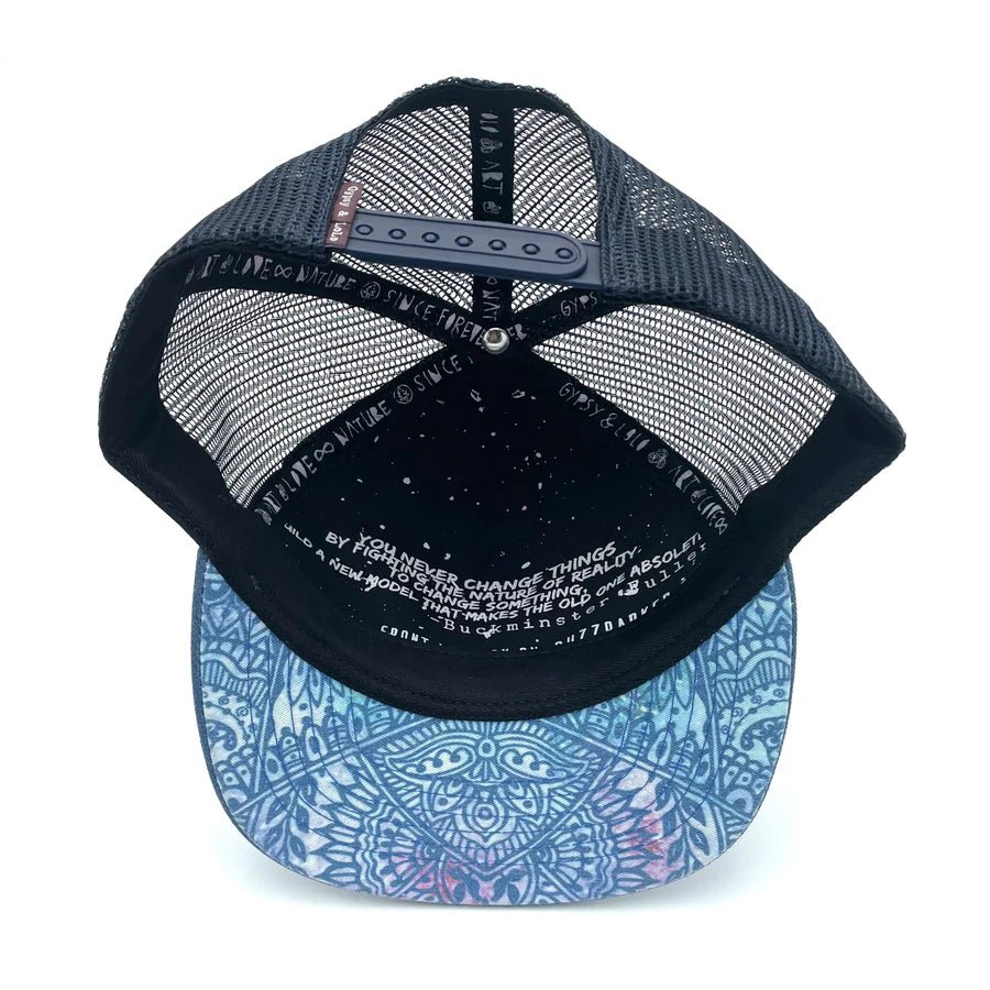Zen Doodle Trucker Hat - Nubian Lane Hat Co.