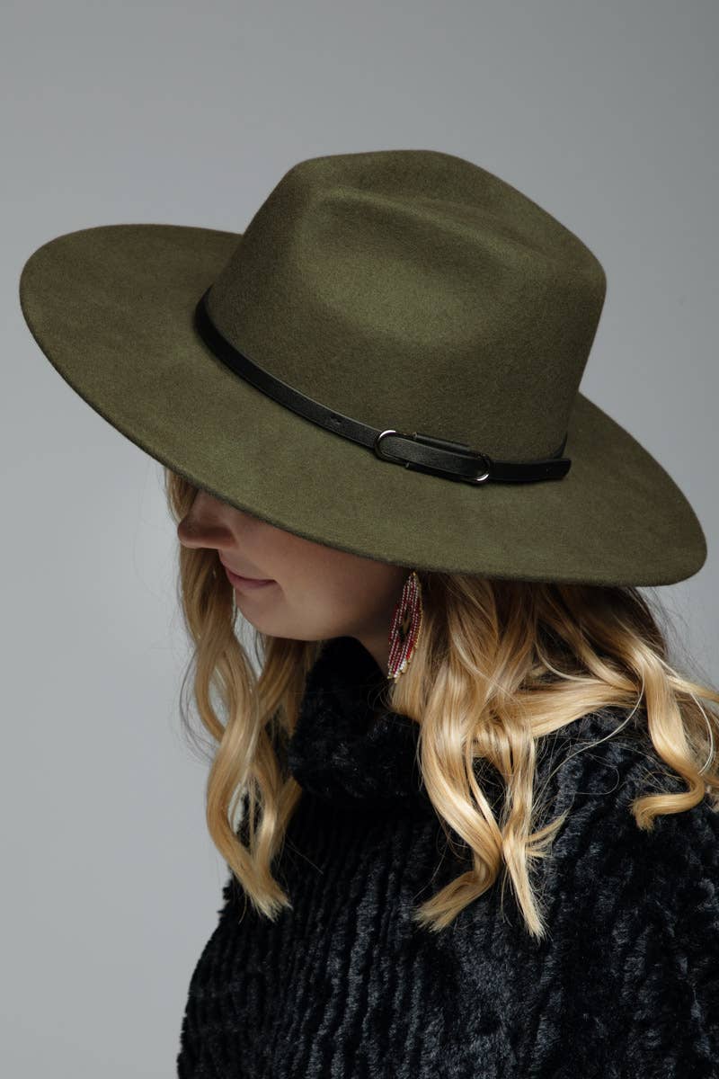 The Ashford Wool Panama Hat – Olive