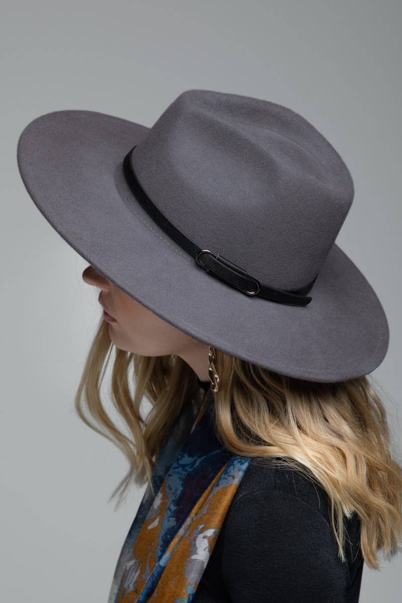 The Ashford Wool Panama Hat – Grey
