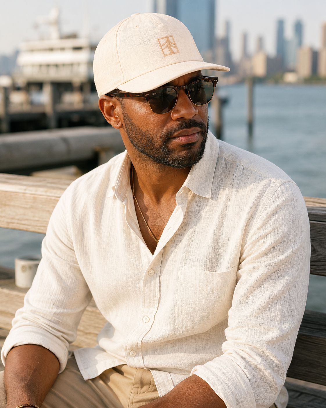 The Hemp Rustek Cap - Ivory