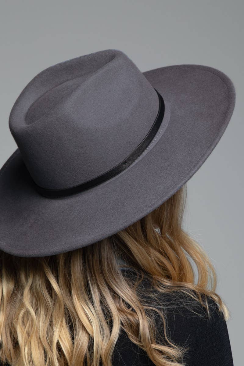 The Ashford Wool Panama Hat – Grey