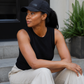 The Set Free Satin-Lined Baseball Cap - Black