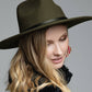The Ashford Wool Panama Hat – Olive