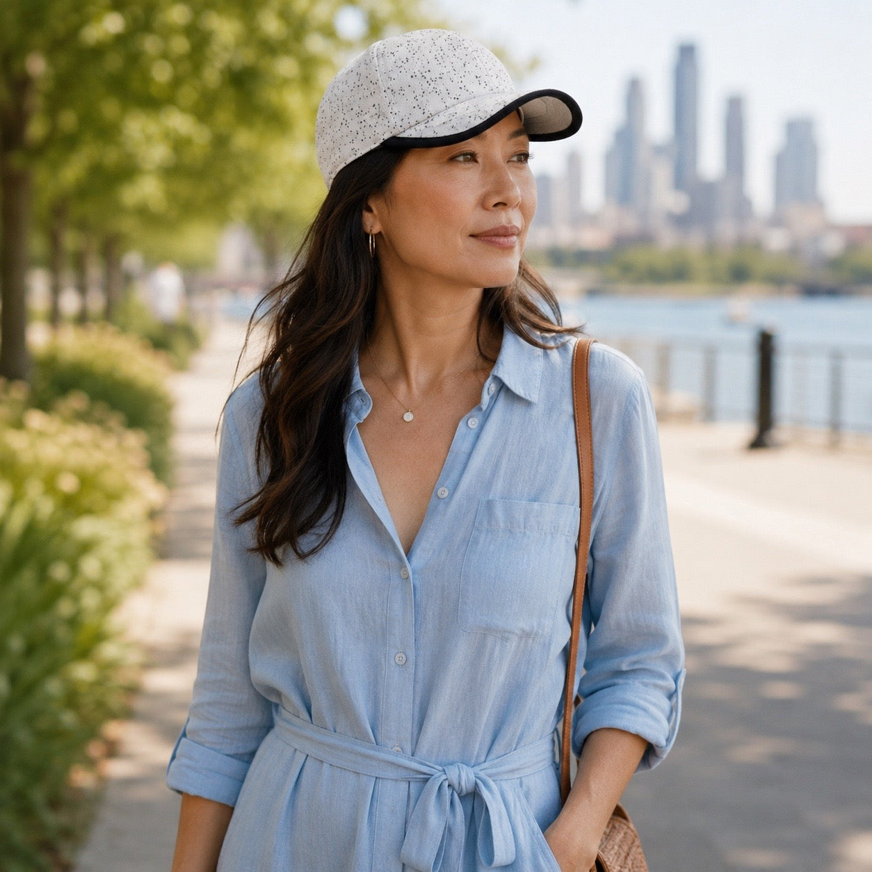 The Light Grey Specks Dad Hat