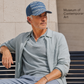 The Primo Ball Cap - Blue Chevron Denim