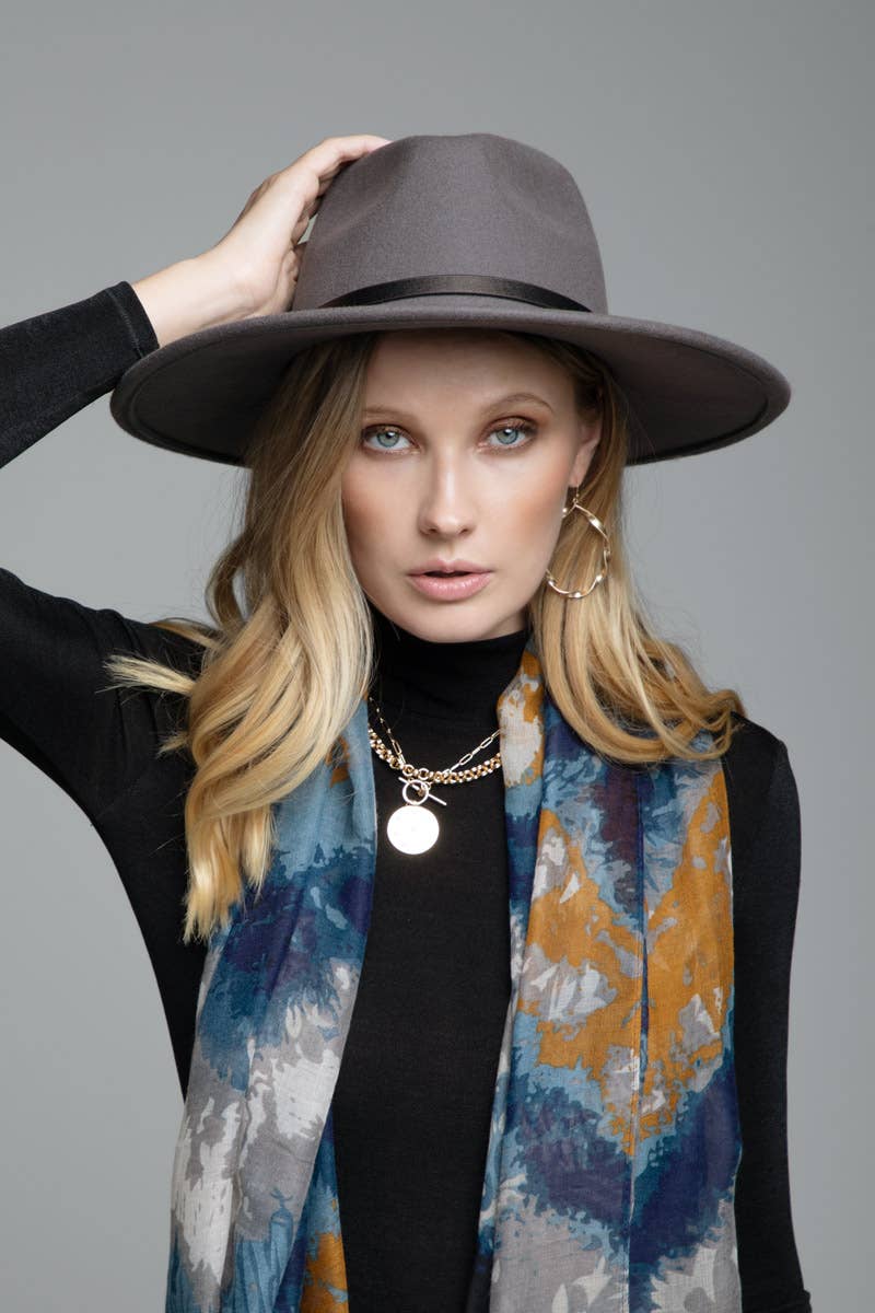 The Ashford Wool Panama Hat – Grey