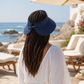 The Marisol Visor - Navy