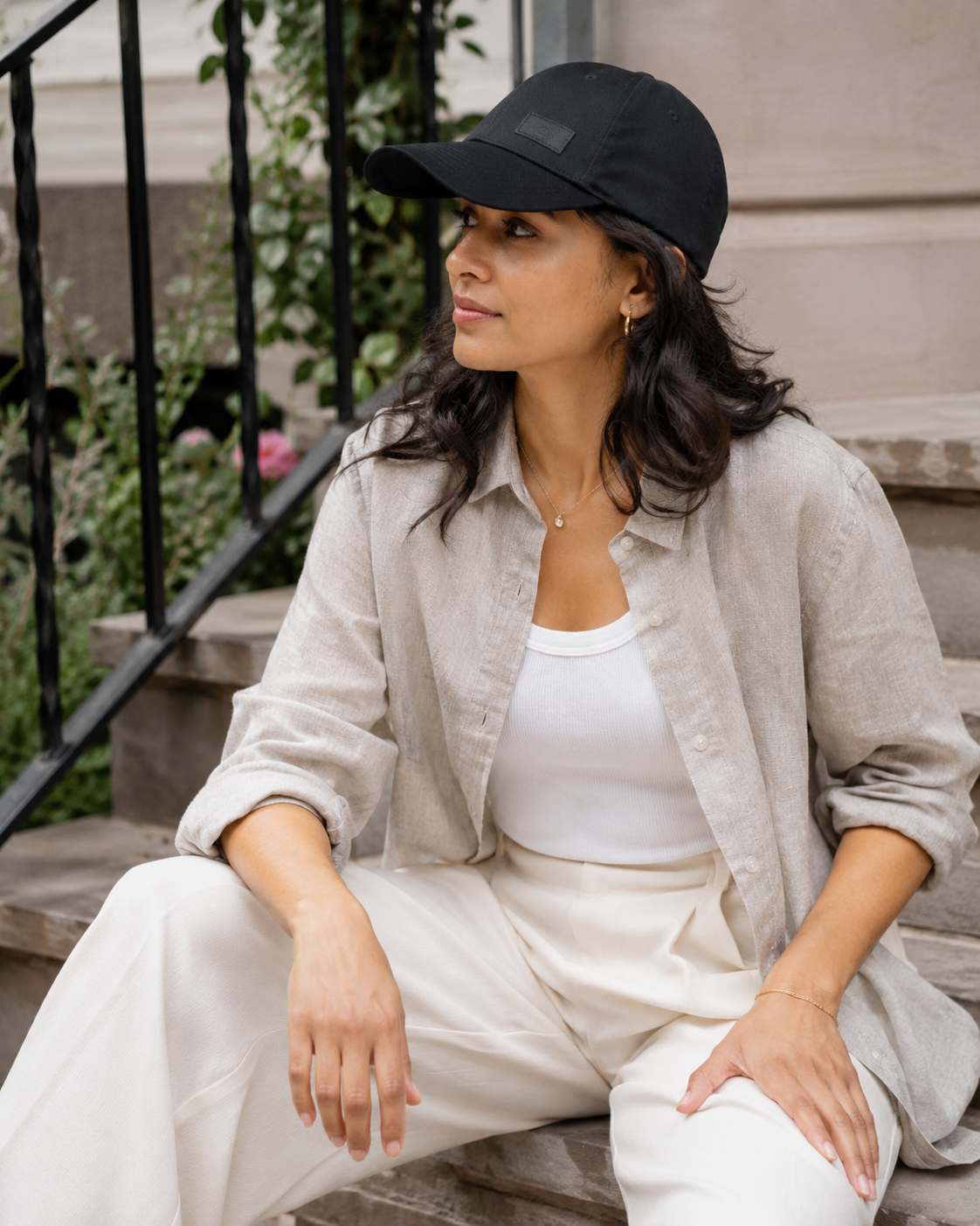 The Set Free Satin-Lined Baseball Cap - Black