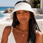 The Marisol Visor - White