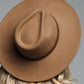 Braided Leather Trim Panama – Pecan