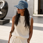 The Primo Ball Cap - Blue Chevron Denim