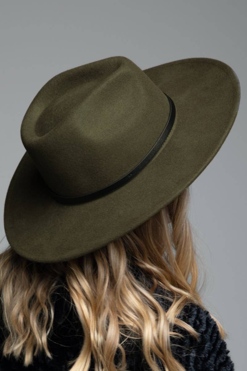 The Ashford Wool Panama Hat – Olive