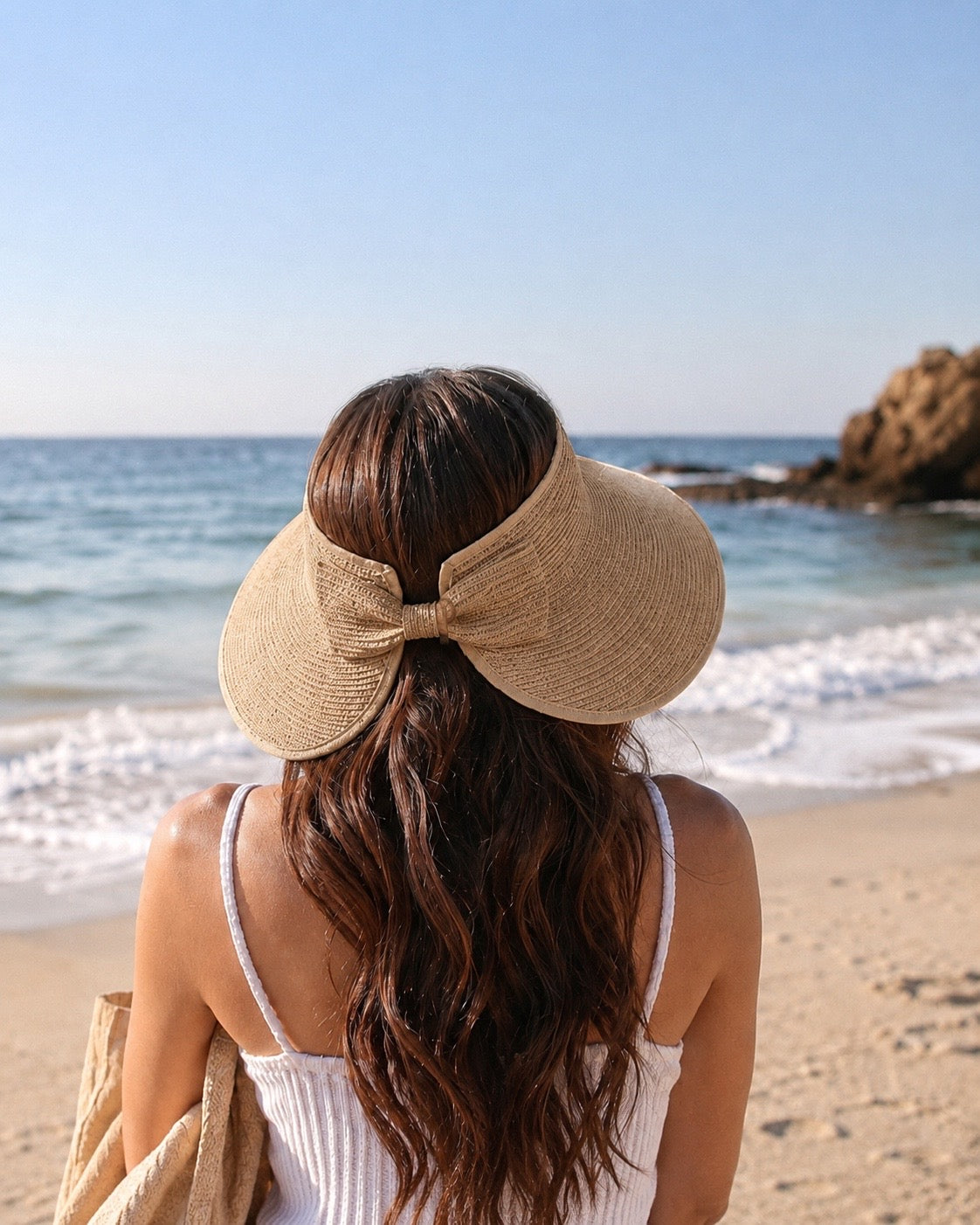 The Marisol Visor - Tan