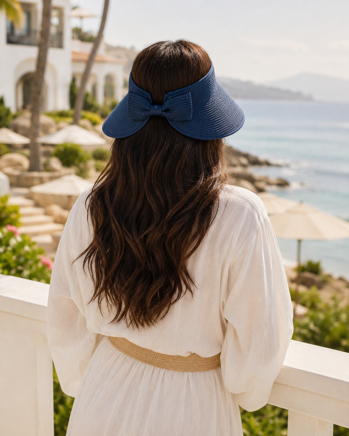 The Marisol Visor - Navy