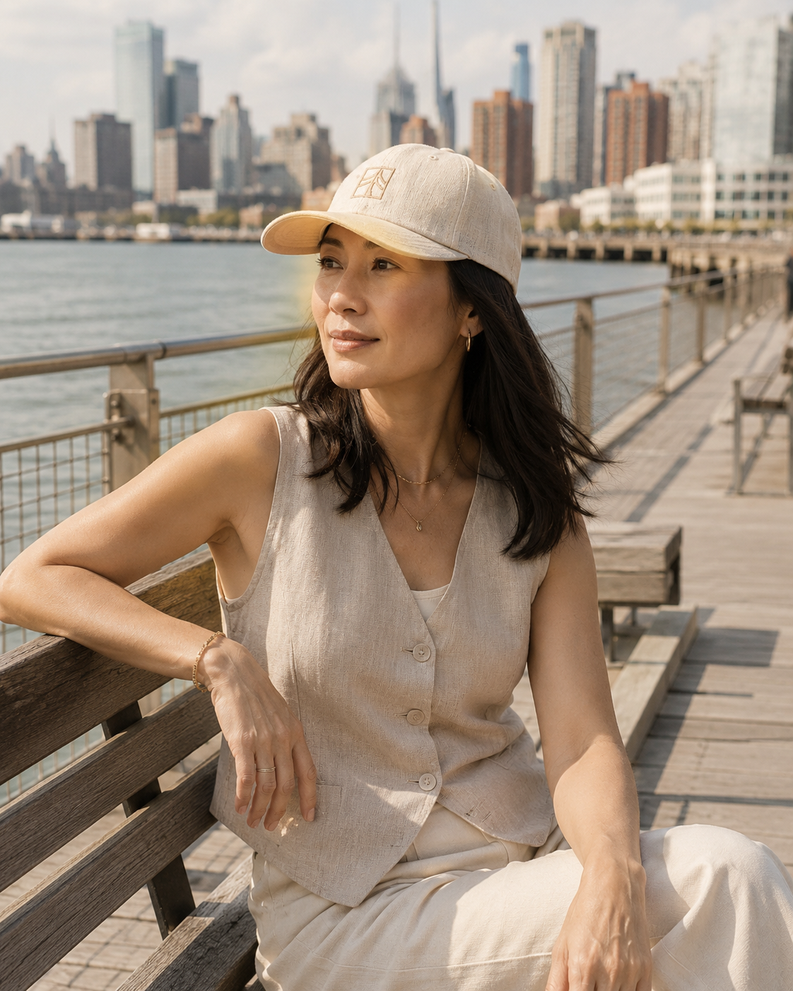 The Hemp Rustek Cap - Ivory