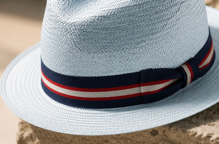 The Habana Panama Hat - Light Blue