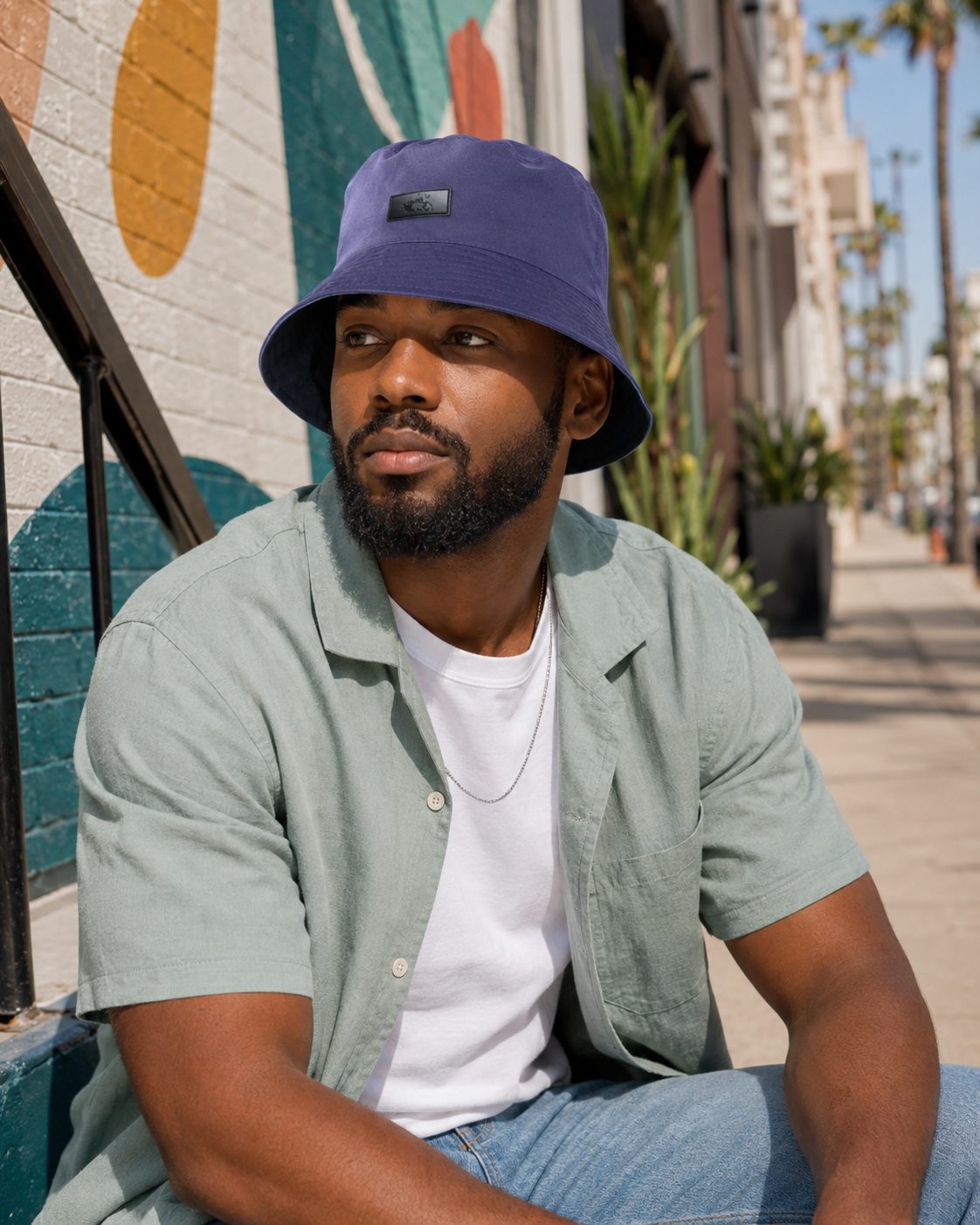 Nubian Lane satin-lined hat styled for Soulful Ease