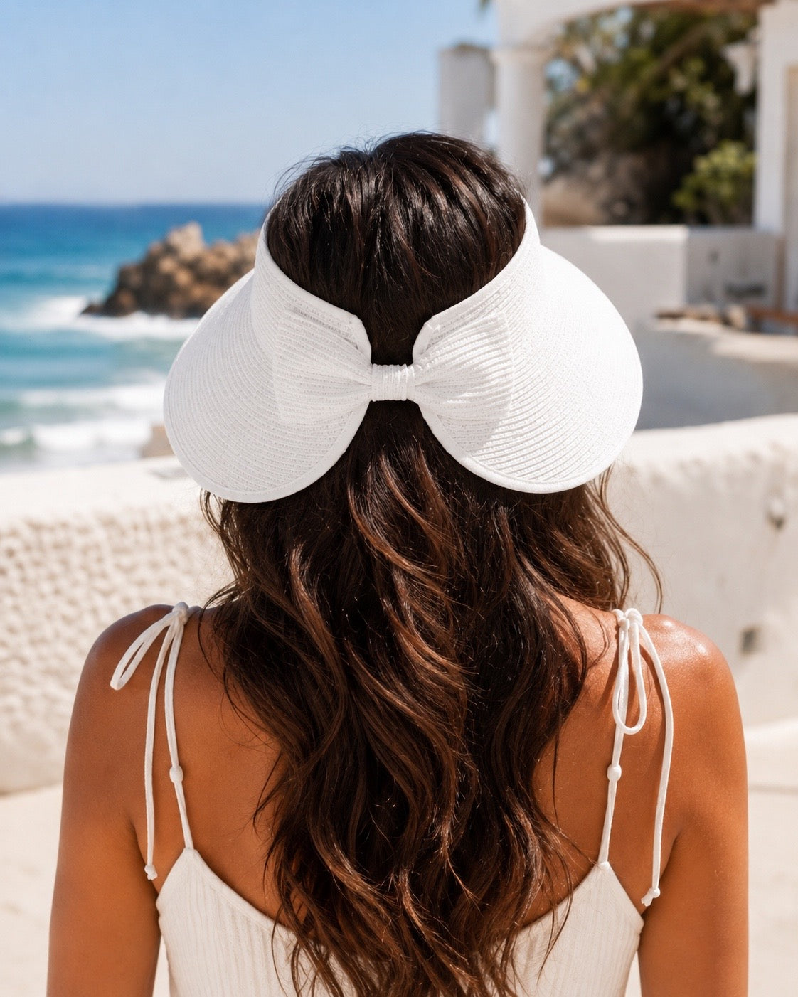 The Marisol Visor - White
