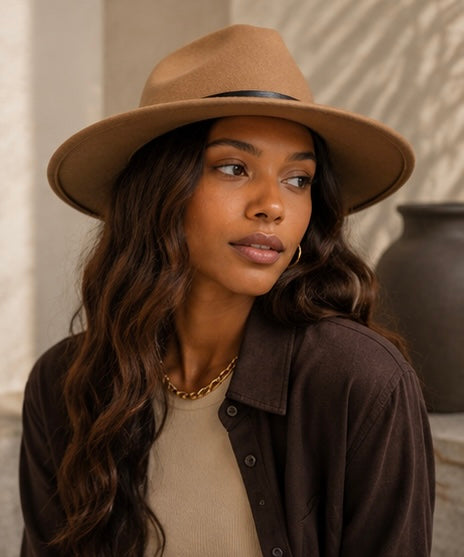 The Ashford Wool Panama Hat – Pecan