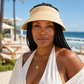 The Marisol Visor - Ivory