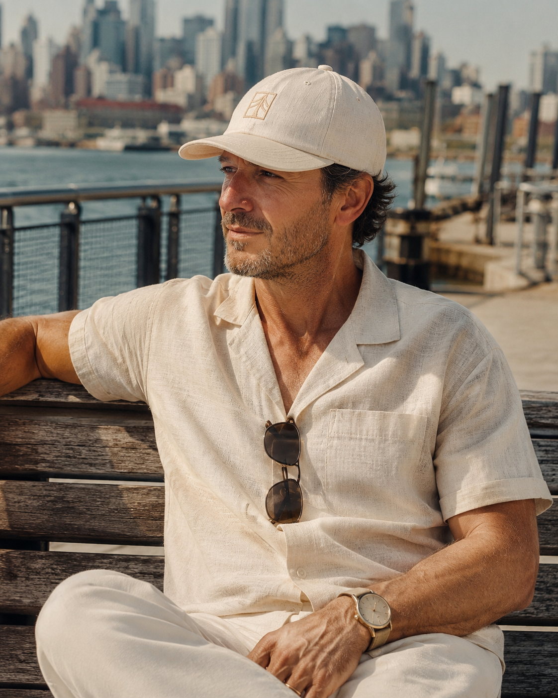 The Hemp Rustek Cap - Ivory