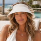 The Marisol Visor - White