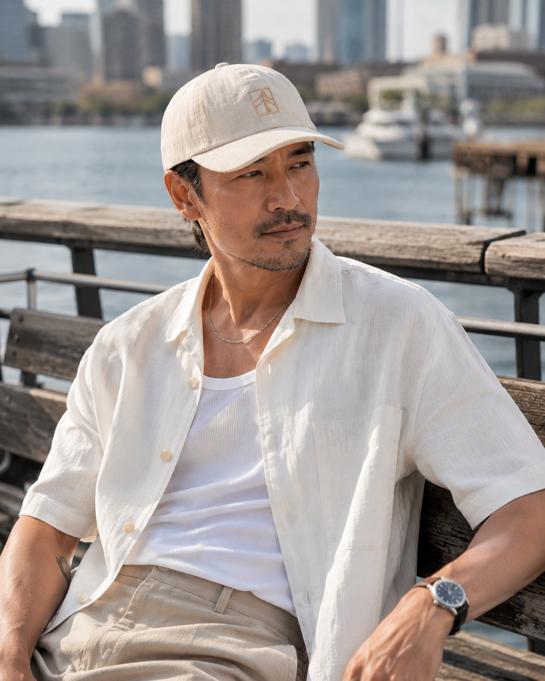 The Hemp Rustek Cap - Ivory