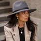 The Ashford Wool Panama Hat – Grey
