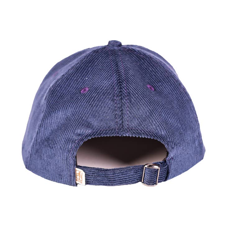 Surfer Plastic Free Strapback | Blue | Hemp - Nubian Lane Hat Co. 