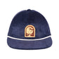 Surfer Plastic Free Strapback | Blue | Hemp - Nubian Lane Hat Co. 