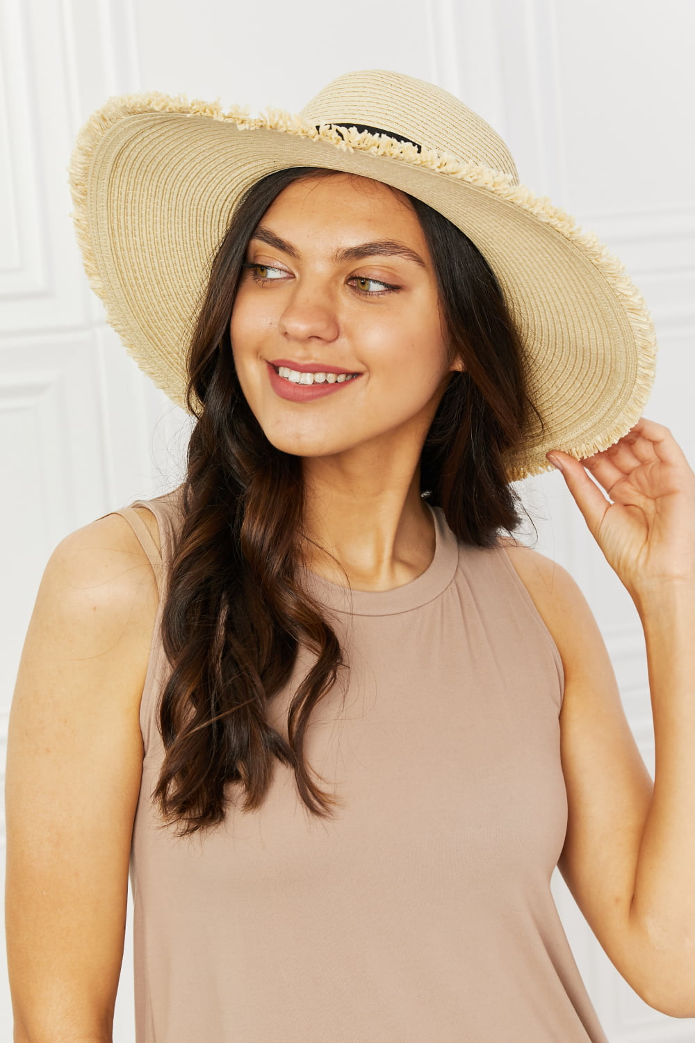 Fame Time For The Sun Straw Hat - Nubian Lane Hat Co. 