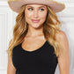 Justin Taylor Poolside Baby Straw Fedora Hat in Pale Blush - Nubian Lane Hat Co. 
