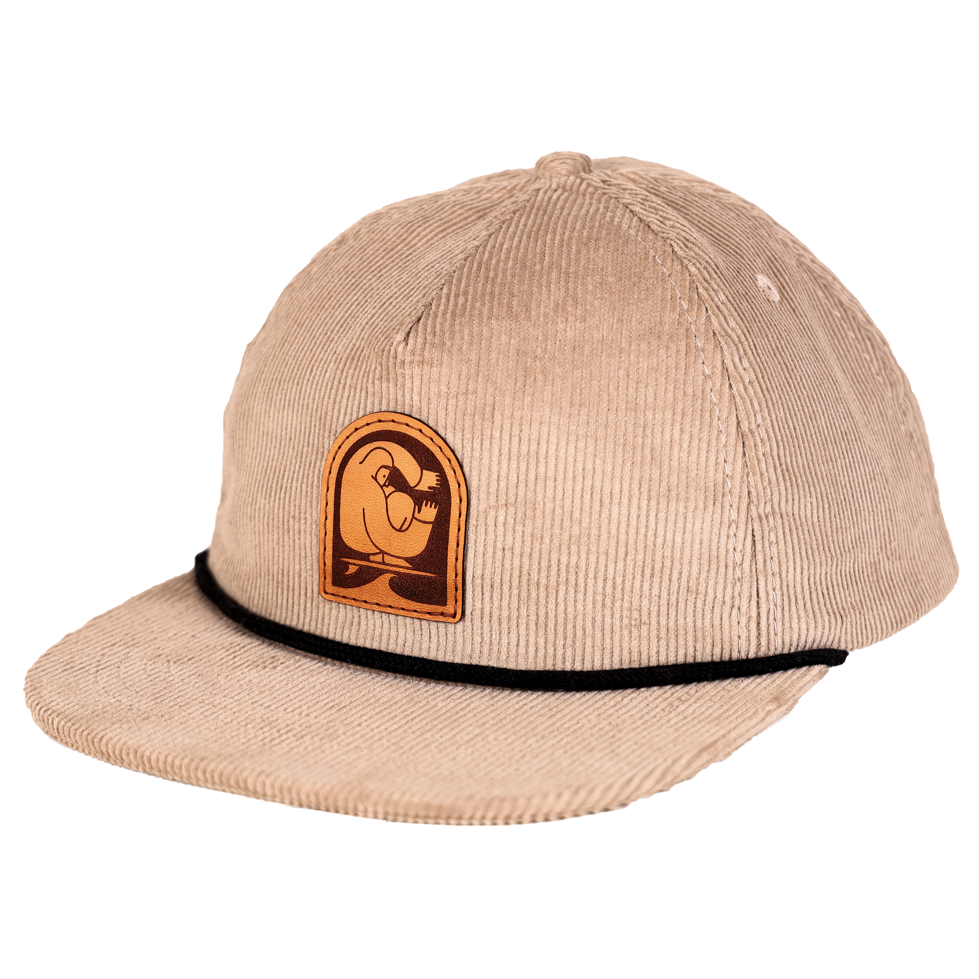 Surfer Plastic Free Strapback | Beige | Hemp - Nubian Lane Hat Co. 