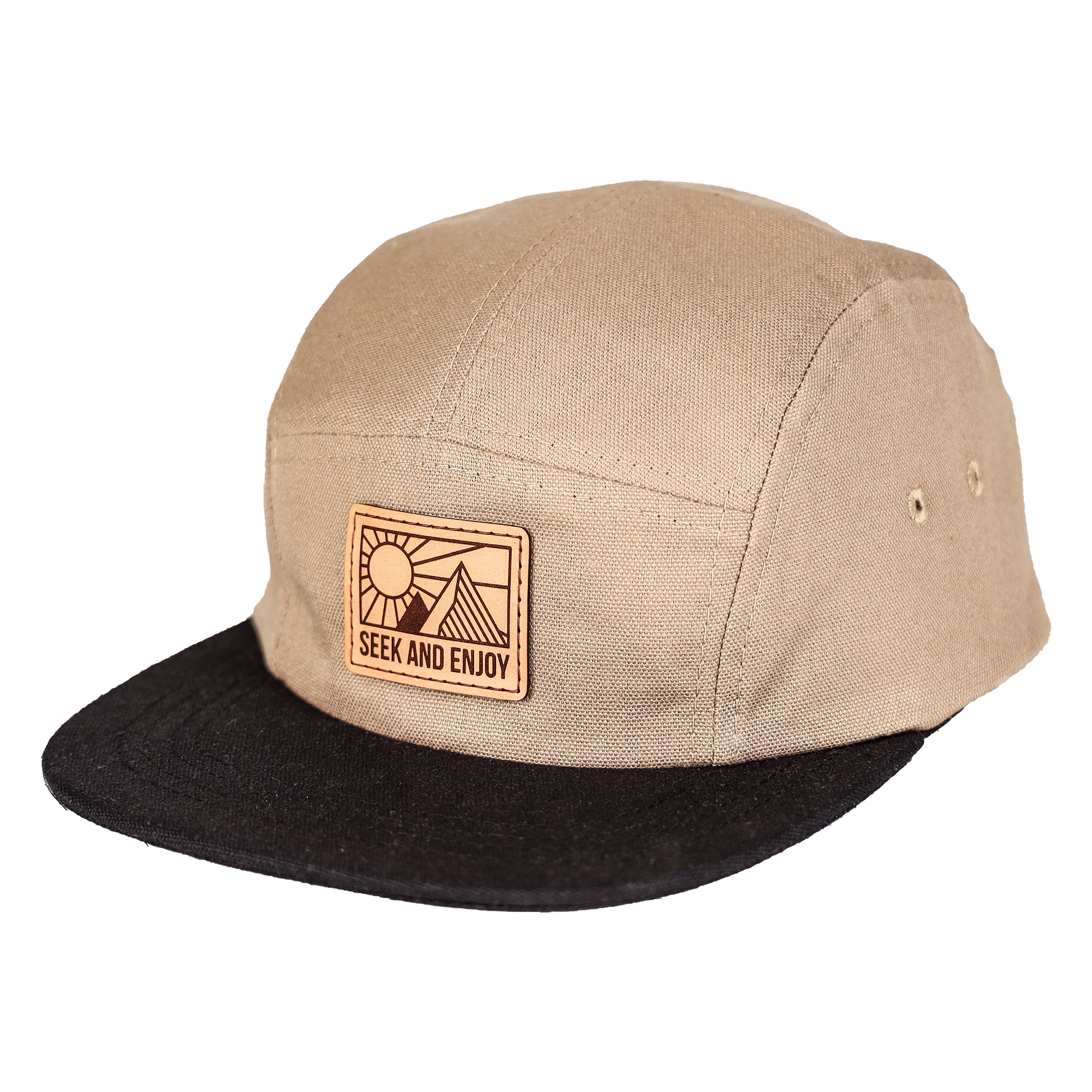 Seek + Enjoy Plastic Free Camp Cap - Nubian Lane Hat Co. 