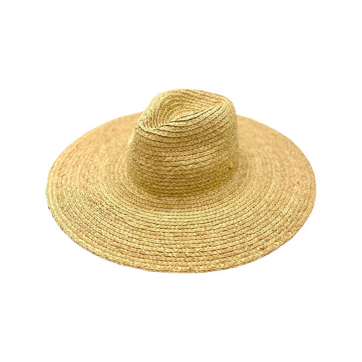Austin | Raffia Fedora Hat - Nubian Lane Hat Co.