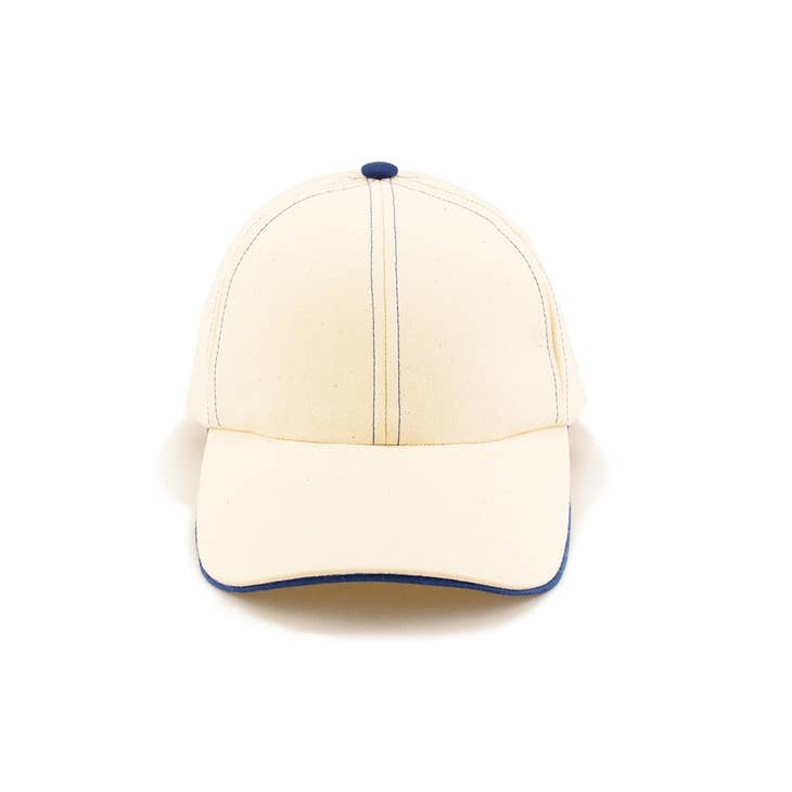 Beige | 6 Panel Dad Hat - Nubian Lane Hat Co.