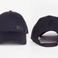 Black Satin Lined Baseball Cap - Nubian Lane Hat Co.